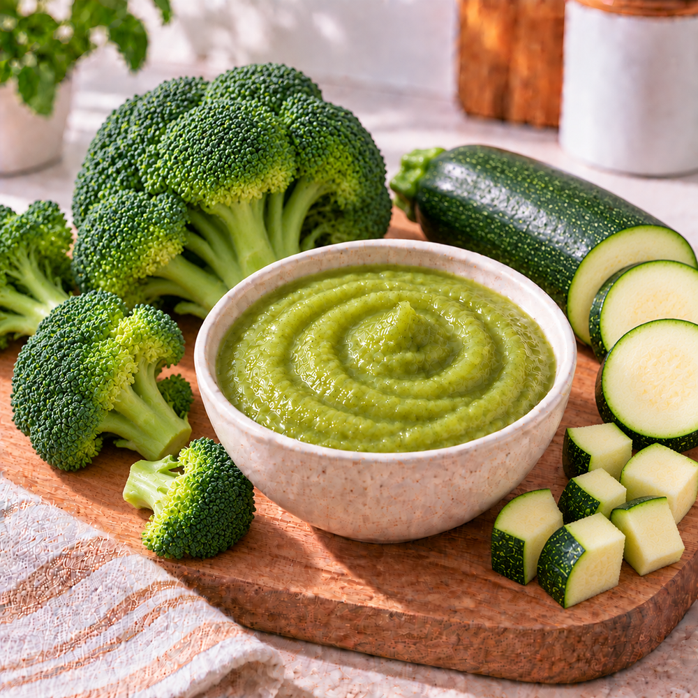 Broccoli & courgette