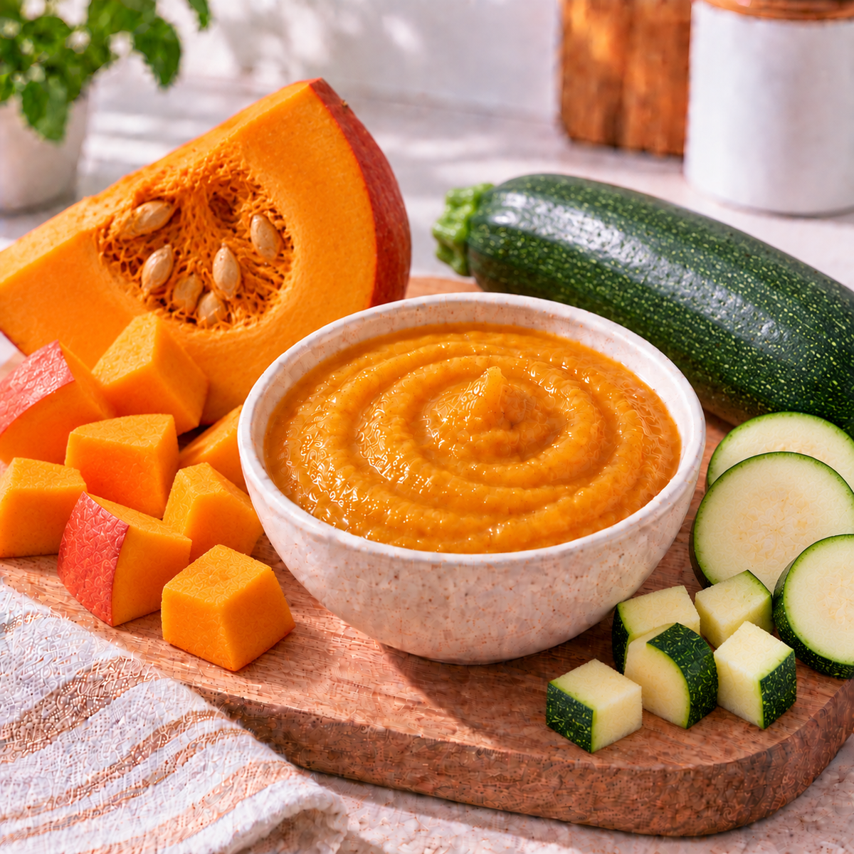 Pompoen & courgette